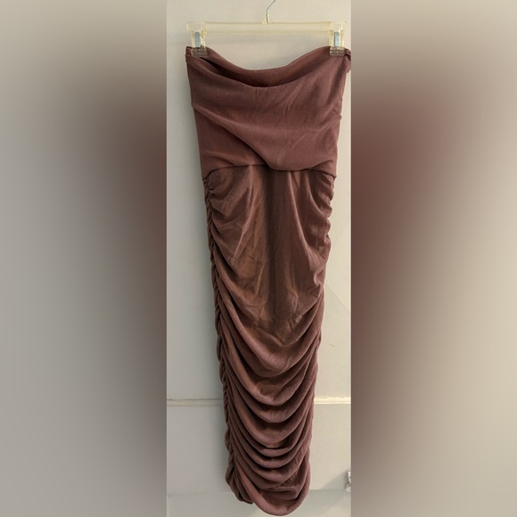 Michael Costello x REVOLVE India Midi Dress in Blush Size Small - Picture 1 of 6